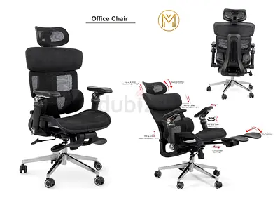 Ergonomic executive mesh revolving chair supreme