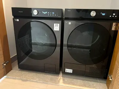 Samsung latest model bespoke 11.5 KG washer and 9 kg dryer separate set freestanding