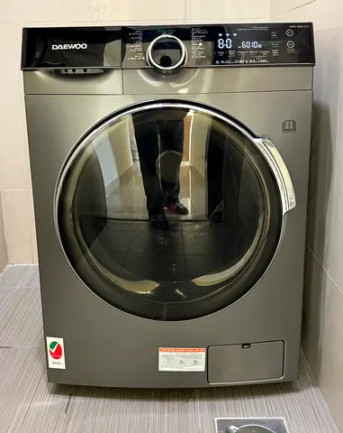 Daewoo 8kg Washing Machine (DWC86S1413I) for Sale | Silver | Excellent Condition