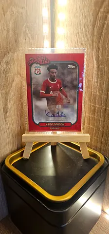 Kaide Gordon Signed Card - Liverpool (Can Negotiate)