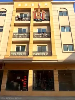 Building for sale in Muwaileh 10 year old 6 one Bed room 6 studio 4 shop income 425k sale price 4.3m