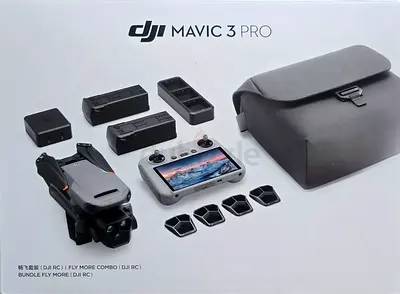 DJI Mavic 3 Pro Drone Combo 3 cameras  3 batteries almost brand new