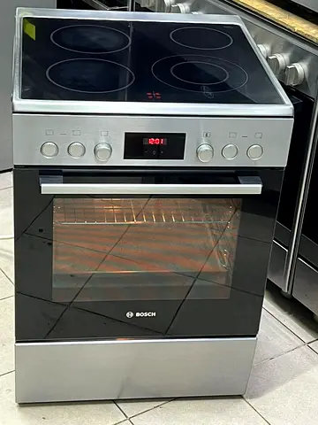 Bosch latest model electric ceramic 4 hobs cooking range oven fan stove 60x60