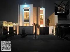 Villa with all registration and ownership fees included, ready to move in, in one of Ajman's mos