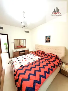 Sharjah, Al Taawun, opposite Oriana Hotel, furnished apartment with hotel-style furnishings, first o