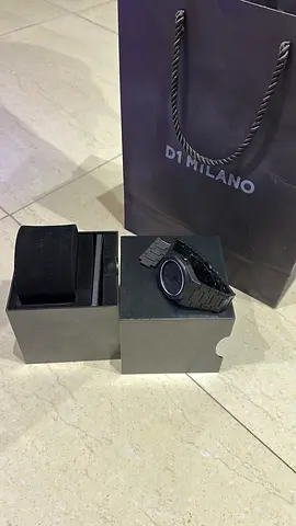 D1 milano polycarbon watch total black