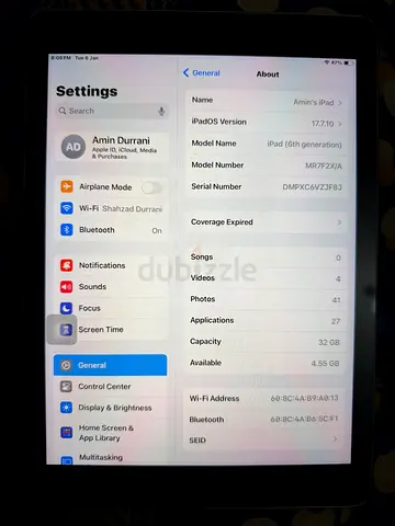 Apple iPad - 6th Generation 32GB WiFi