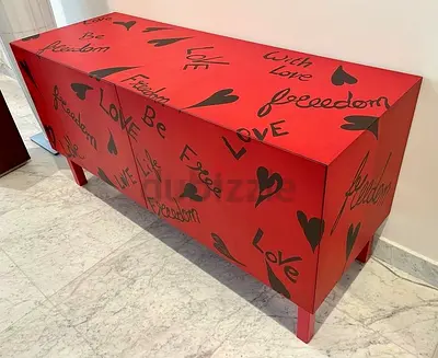 Laura Meroni Freedom Limited collection Bold Red Console