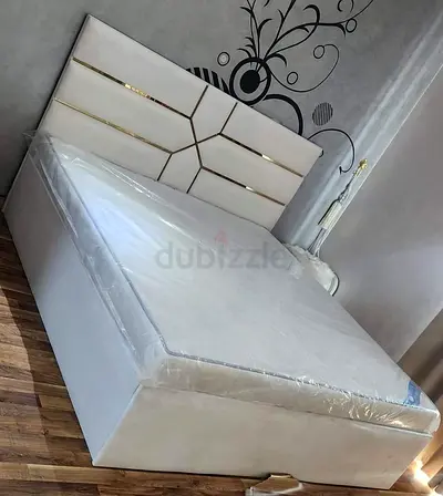 Stylish Queen Size Bed with mattress available Good Quality