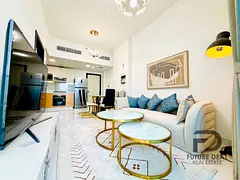 Fully Furnished 1BR | High Floor | Balcony | Brand New | 3 Views Miracle Garden -Burj Khalifa - Burj
