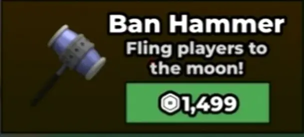 BAN HAMMER ( STEAL A BRAINROT )