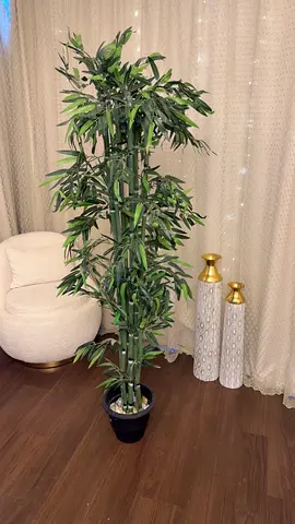 190cm tall Artificial Bamboo Plant with planter and stones