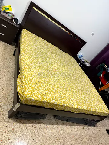 King size bed only bed frame with headboard - Need to sell urgently