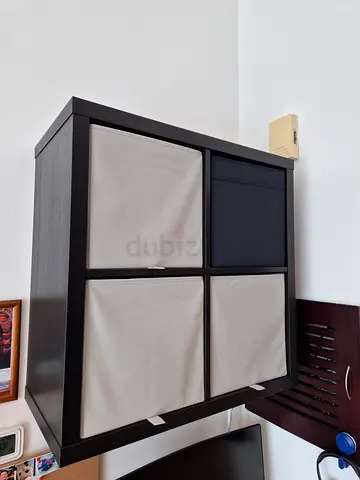 Stylish Storage Cube Organizer with Fabric Bins