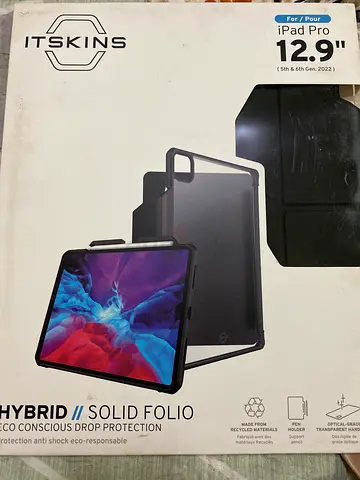 iPad Pro 12.9 Hybrid Solid Folio Case - Excellent Protection for Your Tablet
