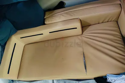 ركنه جلد حرف L بخا قطع بسيط عند الخياطه