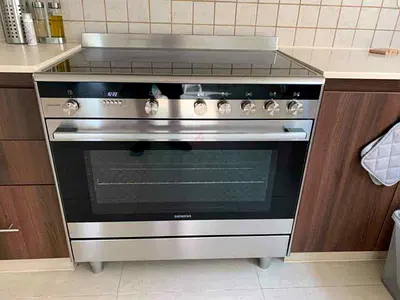 Siemens iq700 electric ceramic 5 hobs cooking range oven dual fan stove 90x60