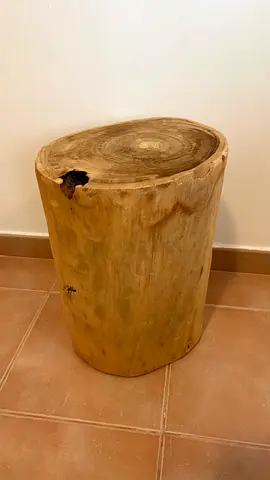 Tree log side table