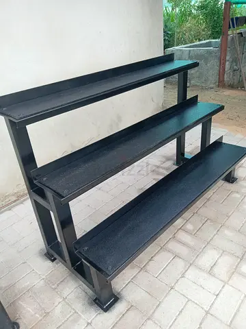 Sturdy Black Metal Display Stand