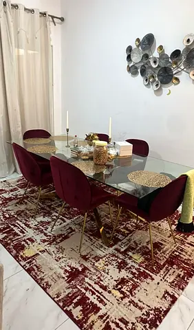 Elegant Dining Table Set with Modern Design