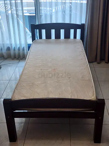 Single Wood Bed