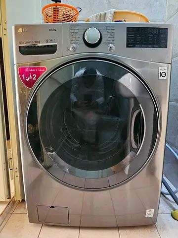 LG washing machine 18kg and dryer 10kg