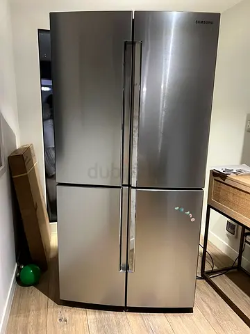 Samsung latest model 4 door refrigerator stainless-steel body