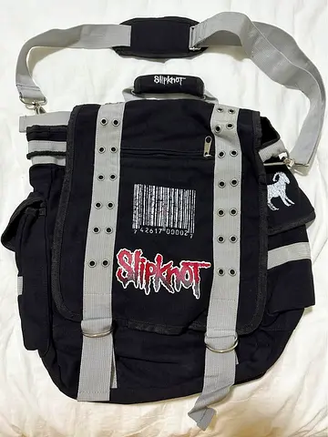 Slipknot Shoulder Messenger Bag with Baseball Cap