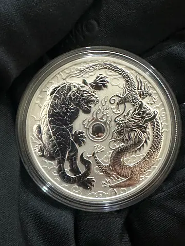 2018 Australia - Dragon Tiger 1 Ounce Premium Silver