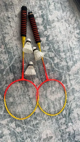 Badminton Rackets with Shuttles - Great Quality and condition