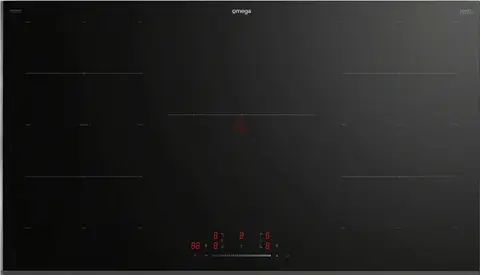 Omega 90cm 5 zone Induction Cooktop. OCI905TZ
