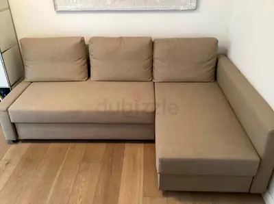 Comfortable Beige L-Shaped Sofa bed Sale