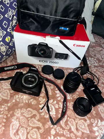 Canon EOS 2000D with 50mm Lens - Excellent Condition
