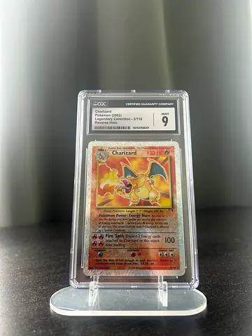 CGC 9 Charizard Reverse Holo – 2002 Legendary Collection