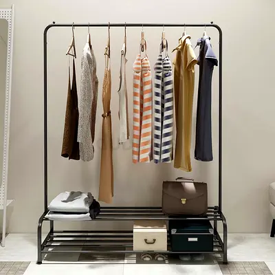 Metal Clothes Rack, No price negotiation