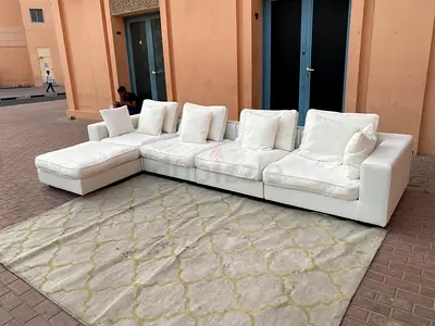 Perfect Condition Marina Home Sofa with footstool
