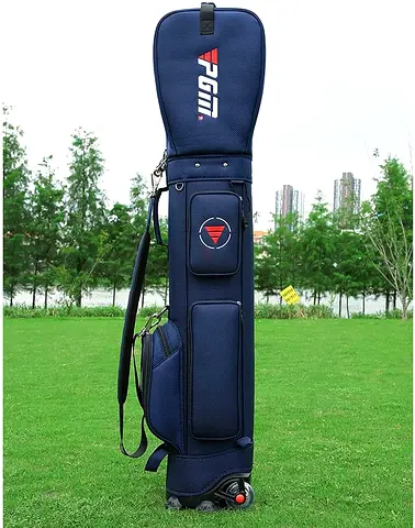 Golf Cart Bag,Lightweight Travel Wheeled Golf Club Bag,Large Capacity