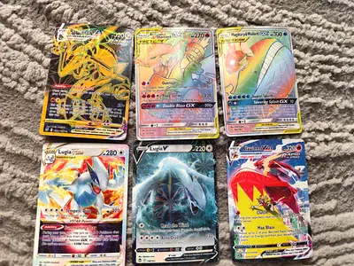 Rare Pokémon Trading Cards Collection