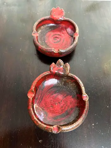 2-pcs Pomegranate Ashtrays Home Décor