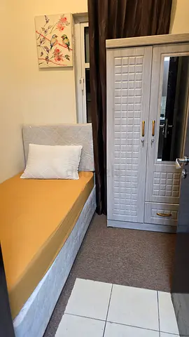 Small Room with attached washroom for SINGLE LADY