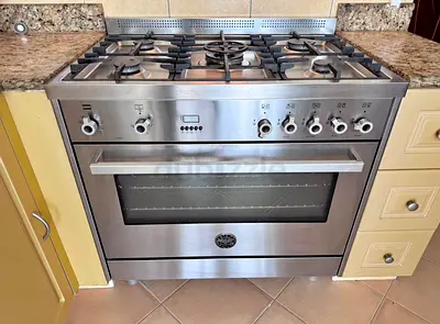 BARTAZONI Top Gas oven Electric Cooker. 90cm.