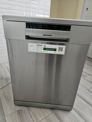 DAEWOO Freestanding Dishwasher, 15 place setting with 6 Programs