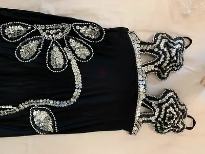 Belly dancer Dress with Sequin Accents
