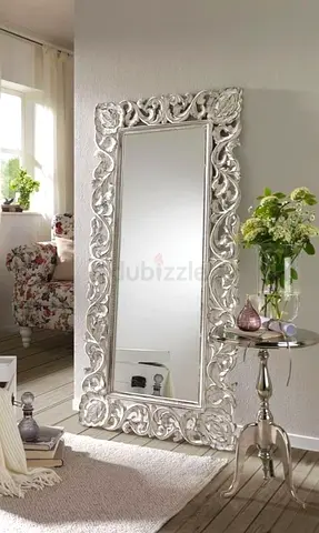 Elegant Silver Framed Mirror