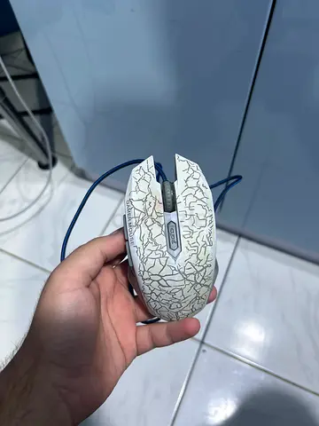 Stylish Wired Gaming Mouse with Unique Design condition is good