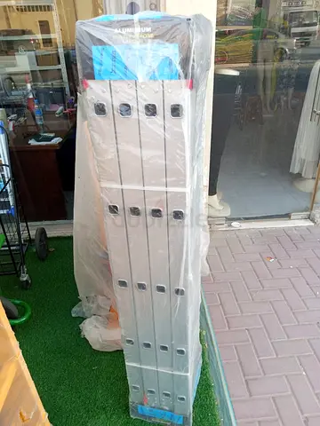 Versatile Aluminum Step Ladder for Home Projects folding 4*4 - A shape 2.5m Stright 5 meter