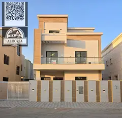 🏡 Villa for rent in Al Yasmin | 5 bedrooms | Majlis and living room | Kitchen + kitchenette | Roo
