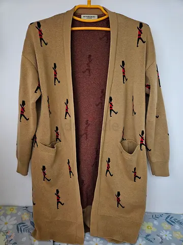 Burberry Stylish Knit Cardigan with Fun Pattern