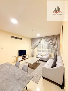 Sharjah, Al Majaz 3, one bedroom, living room, kitchen, and two bathrooms