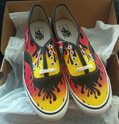 VANS Anaheim Flame Sneakers (Brand New)